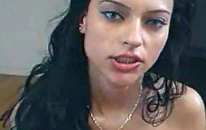 Dirty brunette Nikita enjoys in giving a handjob