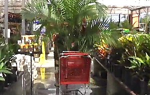 Lovely brunette MILF with pierced nipples