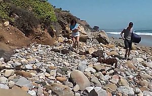 Really big beach boobs