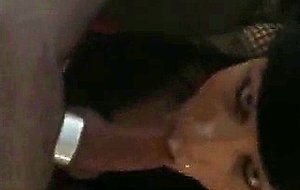 Cd amateur fishnets facial