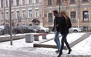 Teeny found a guy to fuck