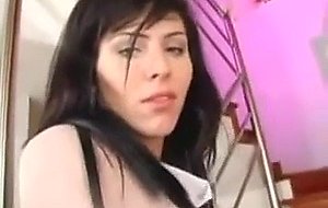 Ts in uniform bonked on stairs