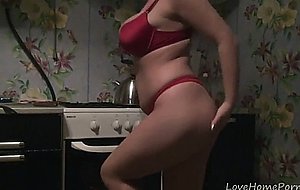 When she takes off her green dress, you will see h
