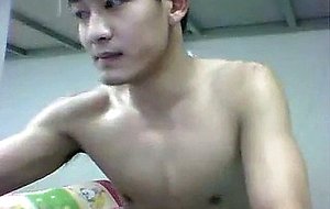 College student jerk off in dorm