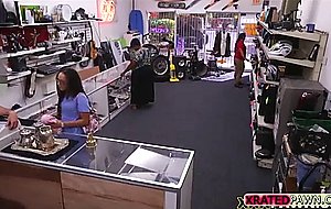 Sexy nurse trades her pussy for cash