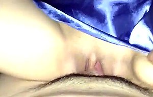 Latina teen takes on a big cock