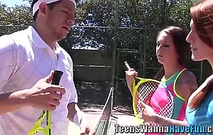 Teen face jizzed by coach