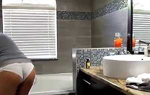 Stepmom help stepson ejaculate