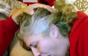 Granny lynne sucks my bbc and swallows my 2 loads