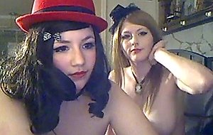 Sluts topless and in lingerie