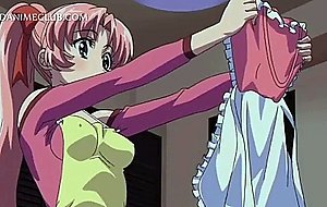 Teen hentai maid gets honey boobs and cunt teased