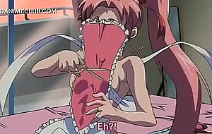 Teen hentai maid gets honey boobs and cunt teased