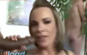 Cuckold Mistress Chokes On Dark Rod