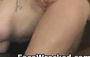 Shameless redheaded amateur getting her ass ruined