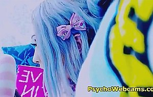 She is freaky and i like it an hardcore emo teen