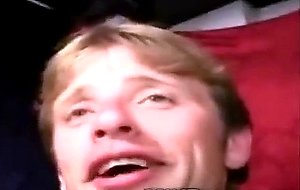 Redhead milf gives beautifull head to fat cock