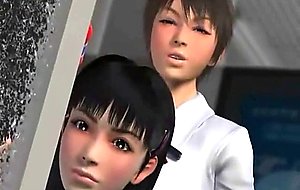 3D Teacher Shows Schoolgirls How To Suck!