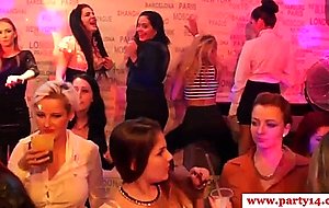 Party beauties deepthroat fat cocks