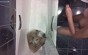 Wife naked and shower