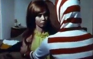 Catfight & drowning in old movie