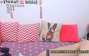 Skinny Babe Enjoys Dildo Deep Inside Her Pussy