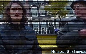 Mature hooker rides dick