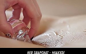 Ice On Her Wet Pussy HER SNAPCHAT MIAXXSE