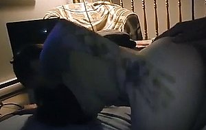 Young stallion eats and fucks her vagina