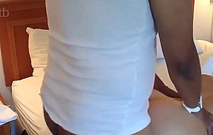 Horny brunette milf having fun