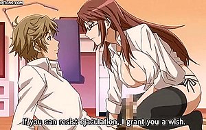 Busty anime gets fucked from behind