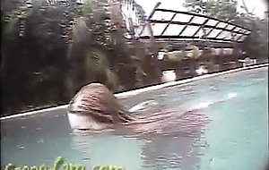 Teen tracy jumped by madman underwater