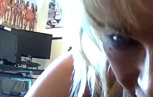 Interracial fuck for a blonde tranny whore