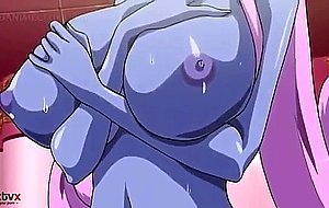 D hentai girl fucking dick gets jizzed on big tits