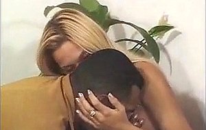 Busty ts pornstar fucked with a black prick