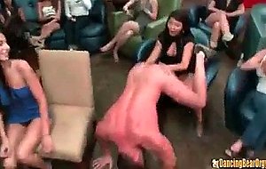 Amateur girl gets huge jizz facial from stripper
