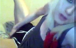 Skinny teen tranny webcam solo