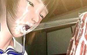 Big titted 3d anime schoolgirl gets cummed