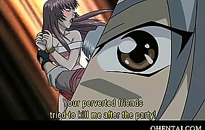 Virgin hentai teen gets trapped and fucked intense