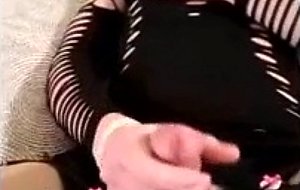 Gorgeous crossdresser alison loves jerking and sucking cock