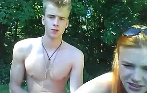 Hot amateur red head fucking her boyfriend