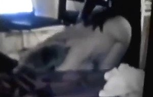 Bbw fucking her black bull on webcam 