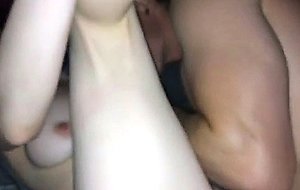 Massive cuck watches girlfriend fuck other guys 