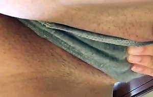 Hot busty brunette masturbates 
