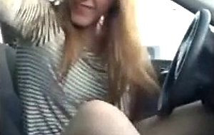 Parking lot teen masturbation 