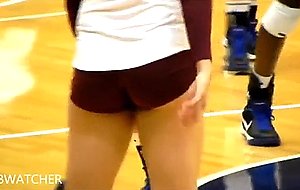 College volleyball ass close up, real, and perfect 