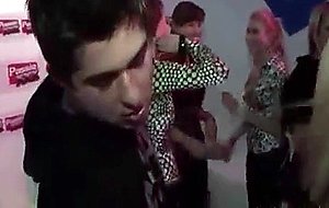 100 people having honey sex in a club