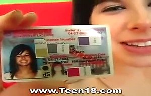 18-year-old Marina Mae gives an interview and gets fucked