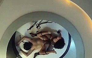 Tgirl top using subs ass pov