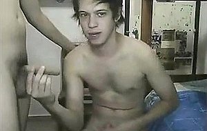 College twinks dormroom bj and bareback