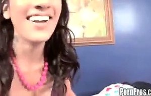 Cute little girl bends over for huge fuckin dick